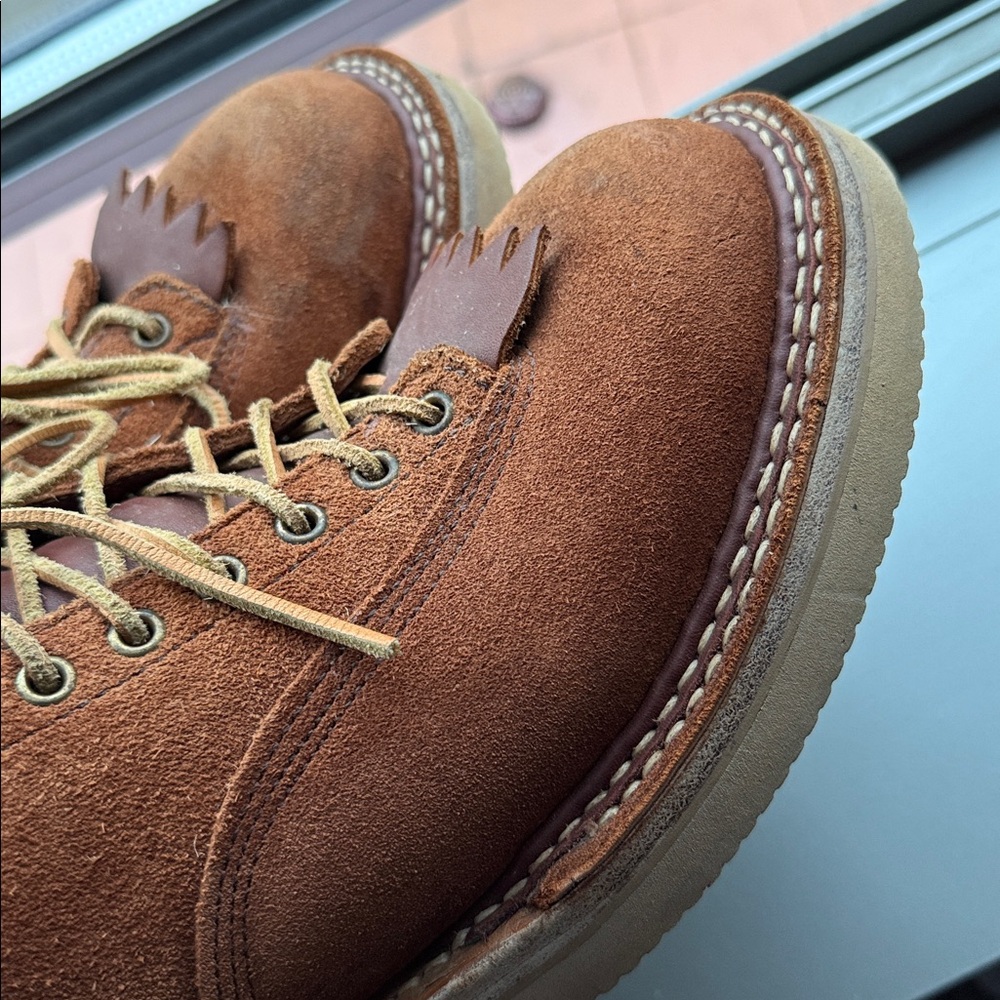 White’s Northwest Oxford Red Dog Roughout Men’s 10D Boot Shoes (Stompers, Epic!) - Picture 9 of 11